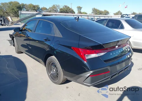 2025 Hyundai Elantra Hybrid Blue из США, поврежденный, VIN KMHLM4DJ8SU159366